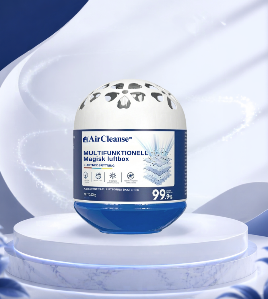 AirCleanser™ Magische luchtbox | Tar bort 99,9 % av luftburet damm och bakterier på bara 1 minut!