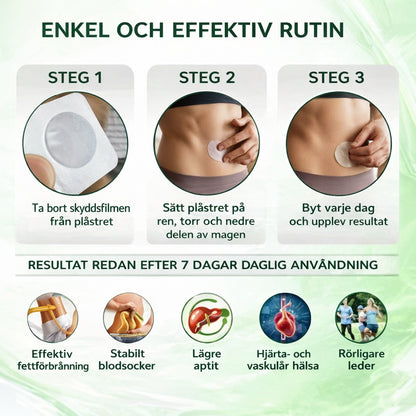 BioBalance™ Moringa-bantningsplåster | Förbränn upp till 89 % mer bukfett på 7 dagar!