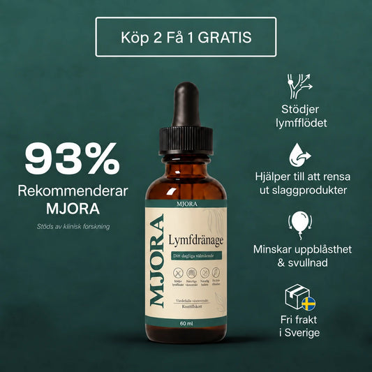 Mjora™ Droppar för lymfdränering