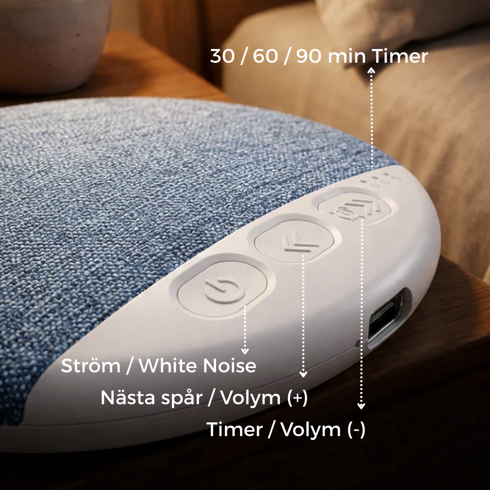 DreamerSync™ X3 | Somna till din favoritpodd – utan att störa din partner