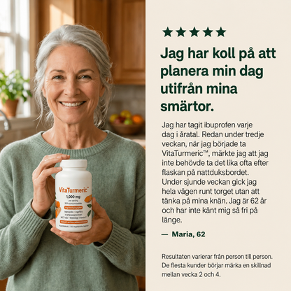 VitaTurmeric™ - Säg adjö till stela leder och vardagliga besvär