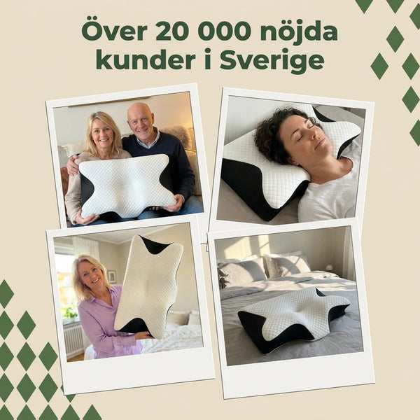 SOVA™ – Ergonomisk Nackkudde som Lindrar Nack- & Ryggsmärta