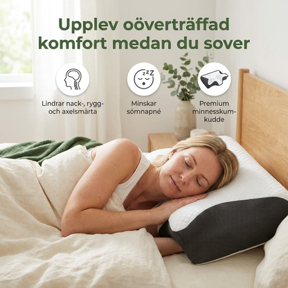 SOVA™ – Ergonomisk Nackkudde som Lindrar Nack- & Ryggsmärta