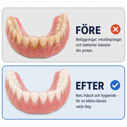 Prothesa™ | Djuprengöring av din protes – på bara 5 minuter