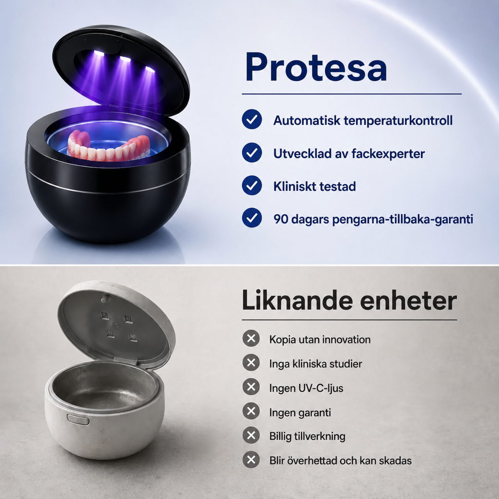 Prothesa™ | Djuprengöring av din protes – på bara 5 minuter