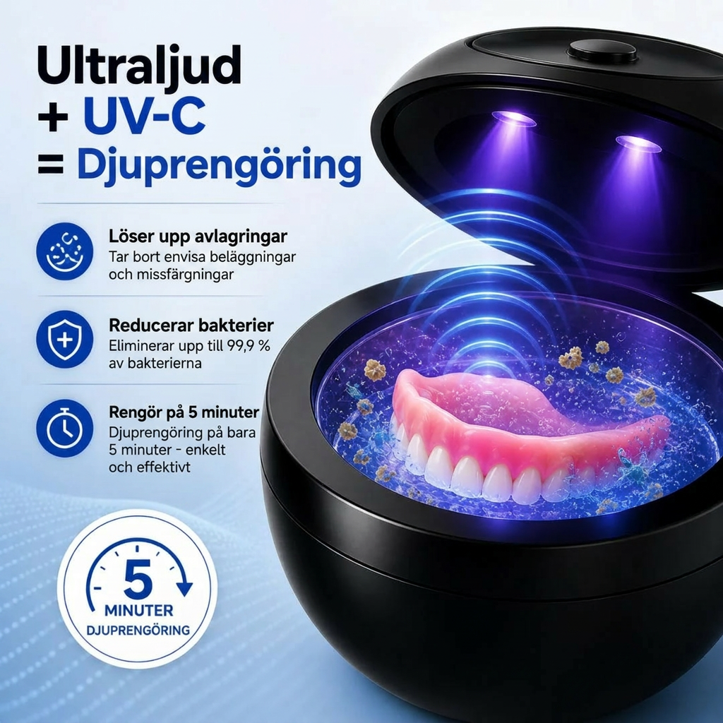 Prothesa™ | Djuprengöring av din protes – på bara 5 minuter