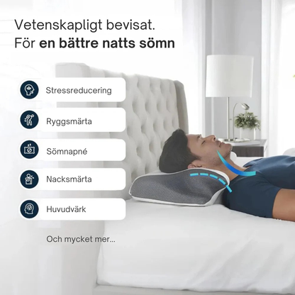 SOVA™ | Sov bättre, vakna utvilad – ergonomiskt stöd för nacke och rygg hela natten