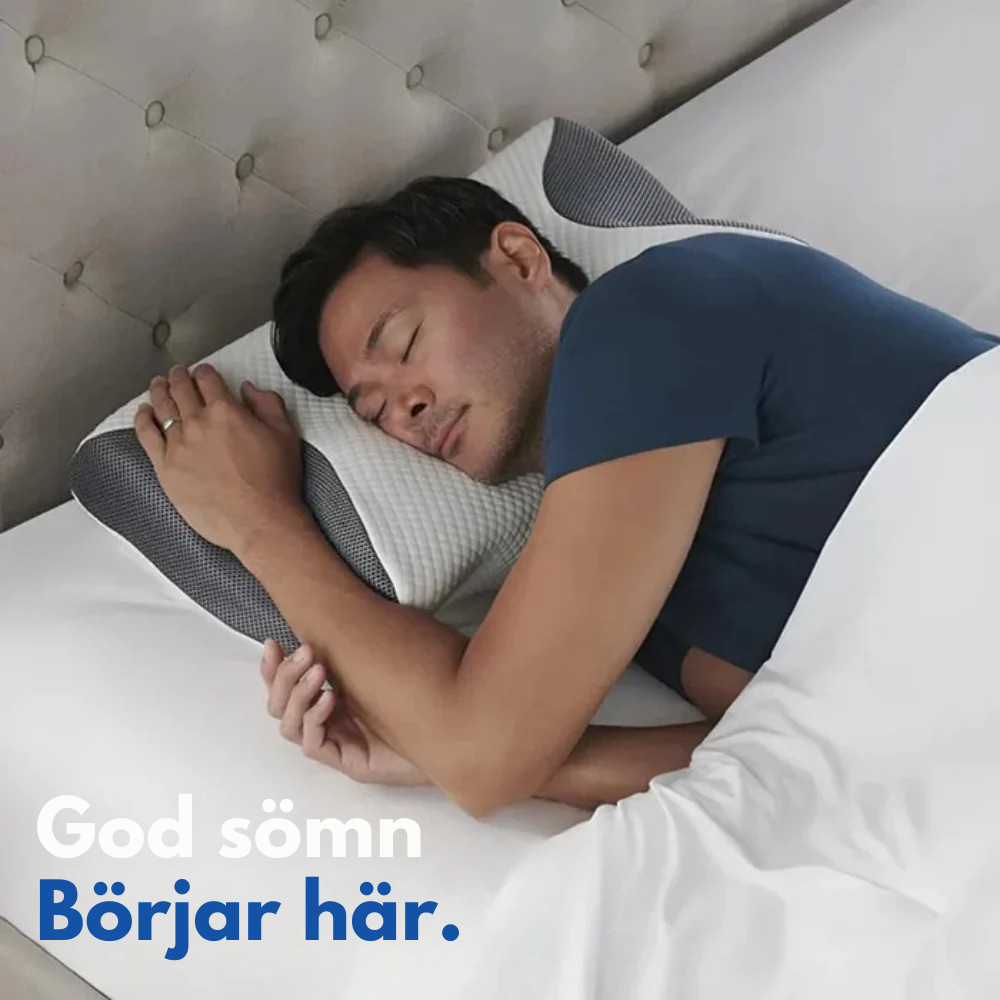 SOVA™ | Sov bättre, vakna utvilad – ergonomiskt stöd för nacke och rygg hela natten