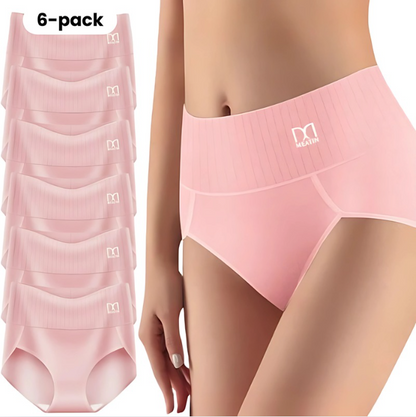Mivelle™ | 6-Pack Höga Midjetrosor med Formande Effekt för Komfort hela Dagen