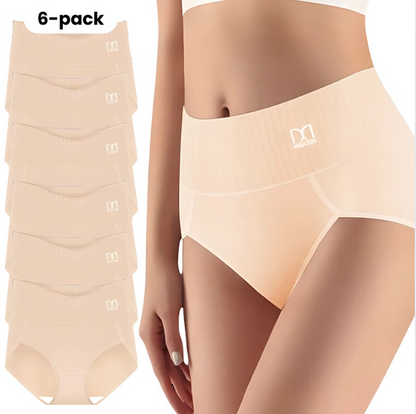 Mivelle™ | 6-Pack Höga Midjetrosor med Formande Effekt för Komfort hela Dagen