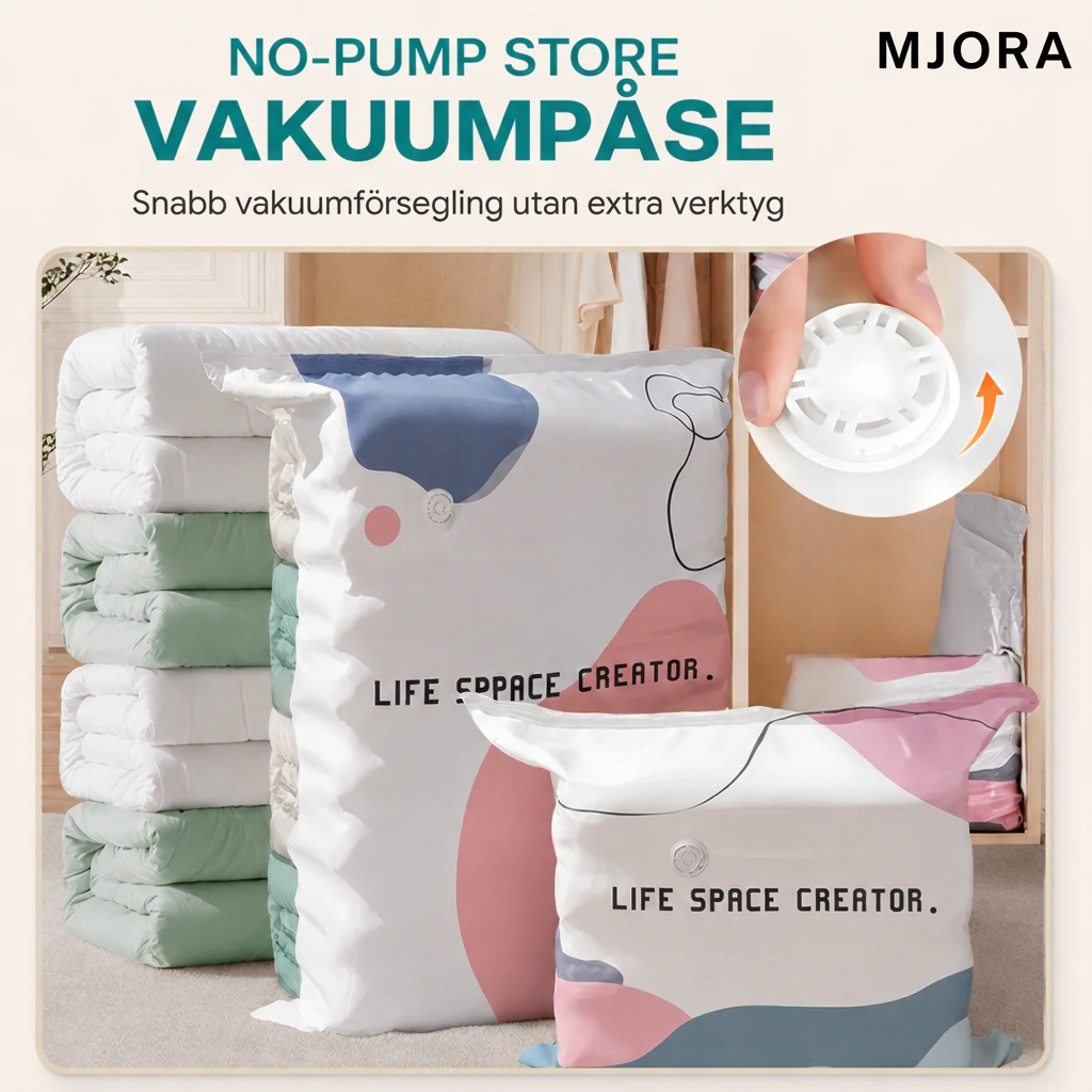 SpaceEase™ | Vakuumförvaringspåsar