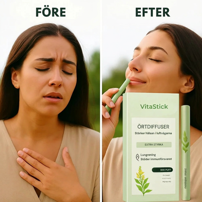 VitaStick™ | Känn dig socialt bekväm igen utan lukten av cigaretter