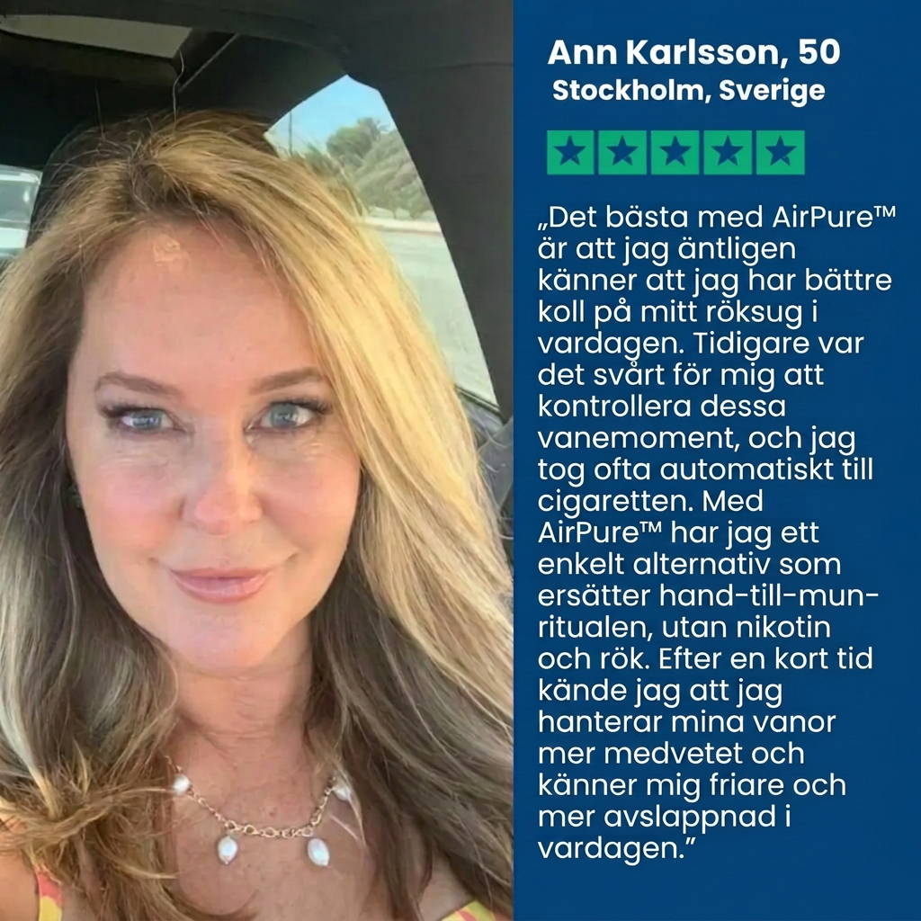 AirPure™ | Dina lungor slår larm. Ge dem äntligen det stöd de behöver – på bara 7 dagar.