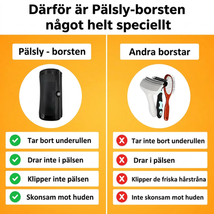 Pälsly - hundborste