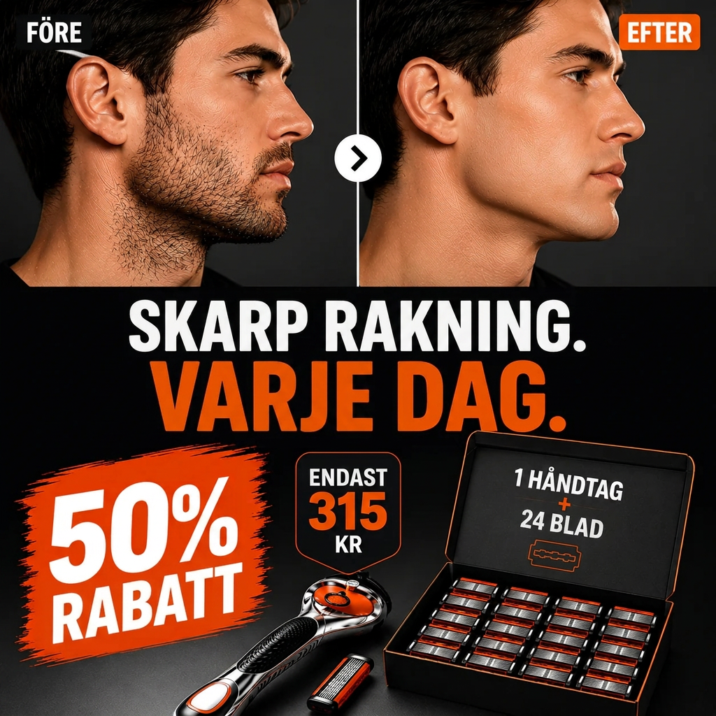 UltraSharp™ 24 Rakblad + Gratis handtag