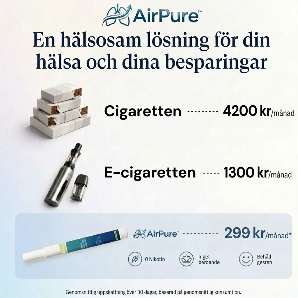 AirPure™ | Dina lungor slår larm. Ge dem äntligen det stöd de behöver – på bara 7 dagar.